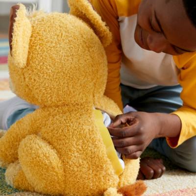 Disney Store - Der K&ouml;nig der L&ouml;wen - Simba - Kuscheltier mit beschwertem Beutel