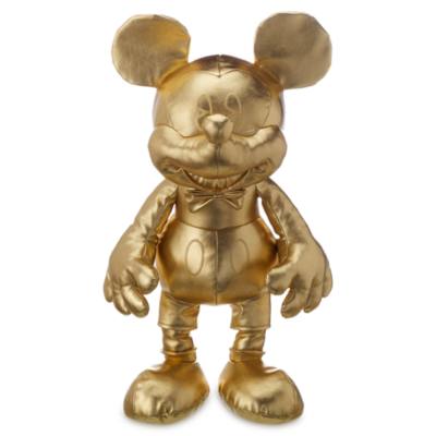 Grande peluche Mickey Mouse, collection Gold