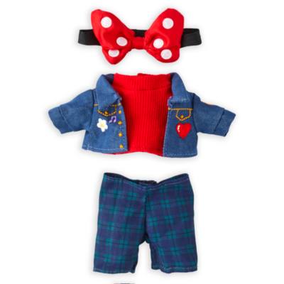 Disney Store nuiMOs Small Soft Toy Denim Shirt and Check Trousers Set