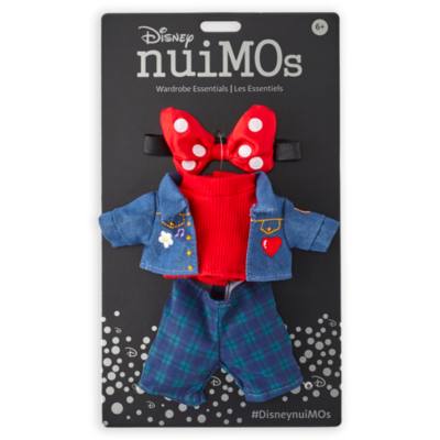 Disney Store nuiMOs Small Soft Toy Denim Shirt and Check Trousers Set