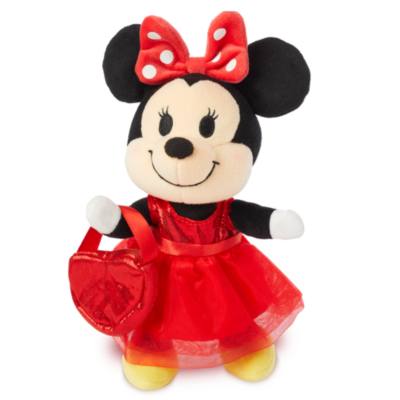 Conjunto vestido rojo y bolso, peluche peque&ntilde;o nuiMOs, Disney Store