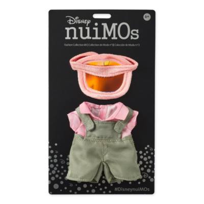 Disney Store nuiMOs Small Soft Toy Olive Overalls with Pink Visor