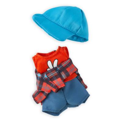 Disney Store nuiMOs Small Soft Toy Tank Shirt with Blue Cap and Plaid Flannel