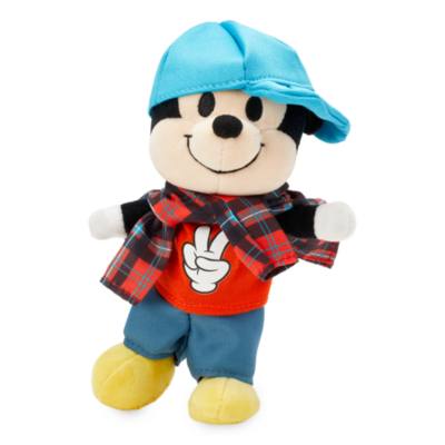 Disney Store nuiMOs Small Soft Toy Tank Shirt with Blue Cap and Plaid Flannel