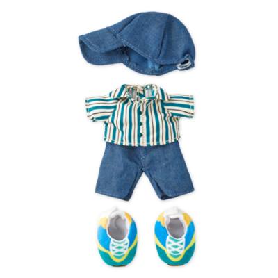 Disney Store nuiMOs Small Soft Toy Striped Shirt with Cap and Sneakers