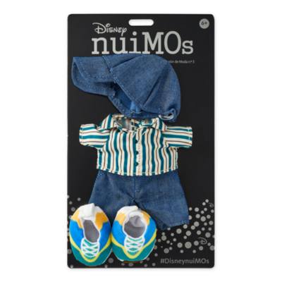 Disney Store nuiMOs Small Soft Toy Striped Shirt with Cap and Sneakers