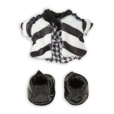 Chaqueta mullida, vestido y botas negras, peluche peque&ntilde;o nuiMOs, Disney Store
