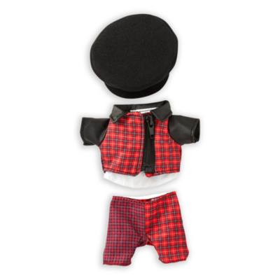 Disney Store nuiMOs Small Soft Toy Plaid Suit with Black Hat
