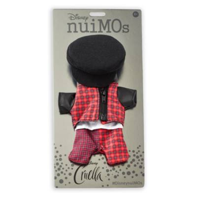 Disney Store nuiMOs Small Soft Toy Plaid Suit with Black Hat
