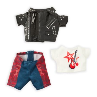 Disney Store nuiMOs Small Soft Toy Biker Jacket with Graphic T-Shirt and Trousers