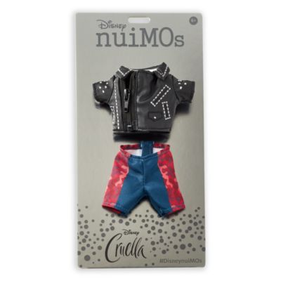 Disney Store nuiMOs Small Soft Toy Biker Jacket with Graphic T-Shirt and Trousers