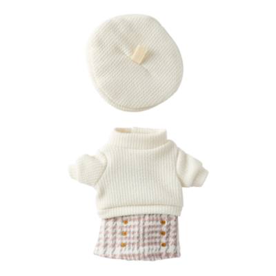 Disney Store nuiMOs Small Soft Toy Sweater and Plaid Skirt with Beret