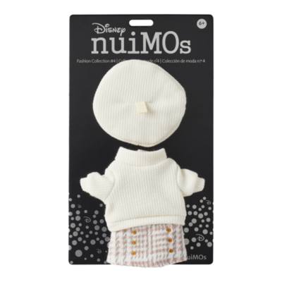 Disney Store nuiMOs Small Soft Toy Sweater and Plaid Skirt with Beret