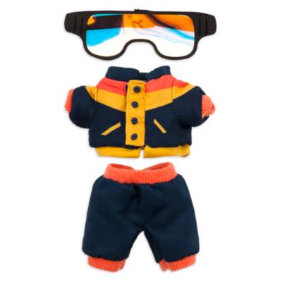 Disney Store nuiMOs Small Soft Toy Blue Snowboarding Jacket with Trousers and Goggles