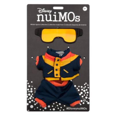 Disney Store nuiMOs Small Soft Toy Blue Snowboarding Jacket with Trousers and Goggles