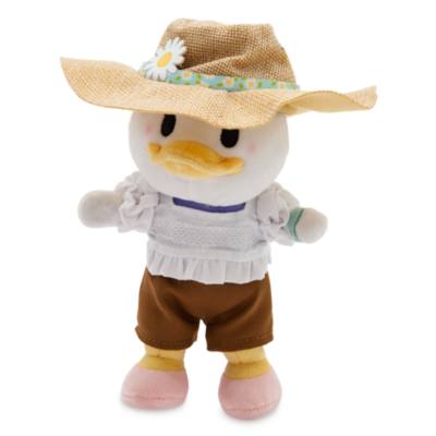 Blusa fruncida, pantalones marrones y sombrero de paja, peluche peque&ntilde;o nuiMOs, Disney Store