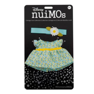 Disney Store nuiMOs Small Soft Toy Floral Dress with Flower Crown Headband