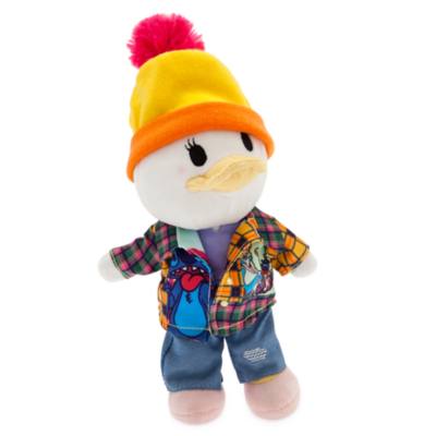 Disney Store nuiMOs Small Soft Toy Tartan Shirt, Denim Jeans and Pom Pom Hat