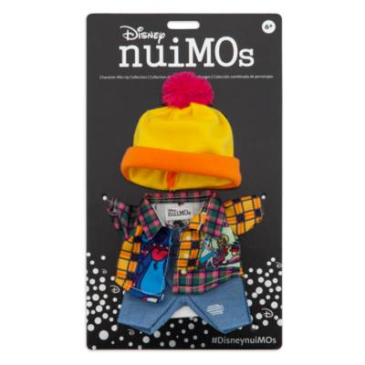 Disney Store nuiMOs Small Soft Toy Tartan Shirt, Denim Jeans and Pom Pom Hat