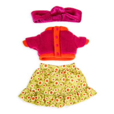 Disney Store nuiMOs Small Soft Toy Colour Block Sweater, Floral Skirt and Headband