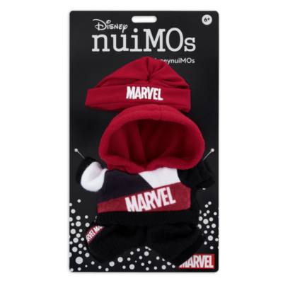 Disney Store nuiMOs Small Soft Toy Marvel Hooded Sweatshirt, Beanie and Bottoms Outfit Set