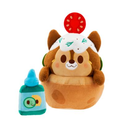 Disney Store - Chip als Falafel-Pitatasche - Disney Munchlings Street Food Fusion Kollektion - Kuscheltier