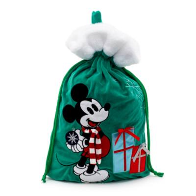 Disney Store Mickey Mouse Holiday Cheer Christmas Sack