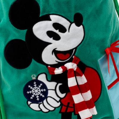 Disney Store Mickey Mouse Holiday Cheer Christmas Sack