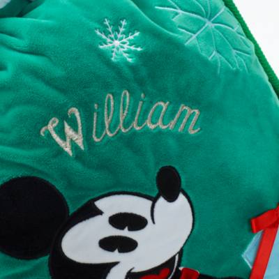 Disney Store Mickey Mouse Holiday Cheer Christmas Sack
