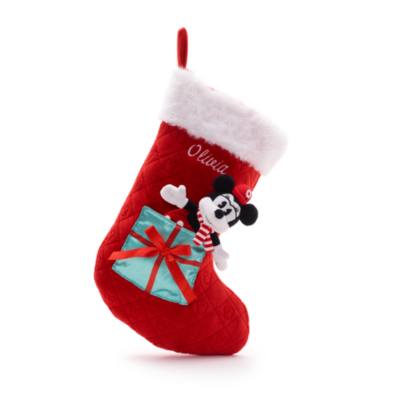 Calcet&iacute;n Navidad Minnie Mouse, Holiday Cheer, Disney Store
