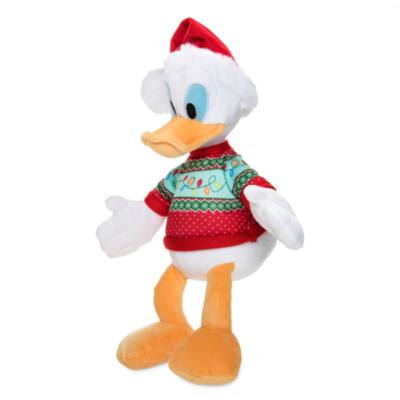 Disney Store Donald Duck Holiday Cheer Medium Soft Toy