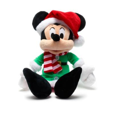 Disney Store Mickey Mouse Holiday Cheer Small Soft Toy