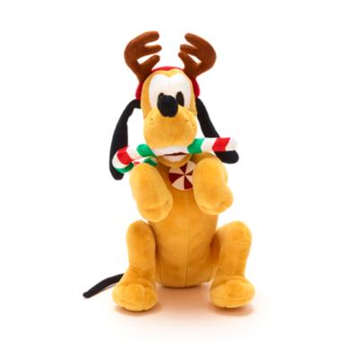 Disney Store Pluto Holiday Cheer Medium Soft Toy Shopdisney