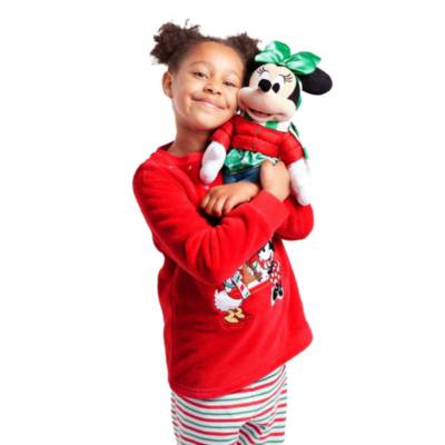 Disney Store Minnie Mouse Holiday Cheer Medium Soft Toy