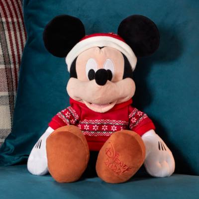 Disney Store Mickey Mouse Festive Medium Soft Toy