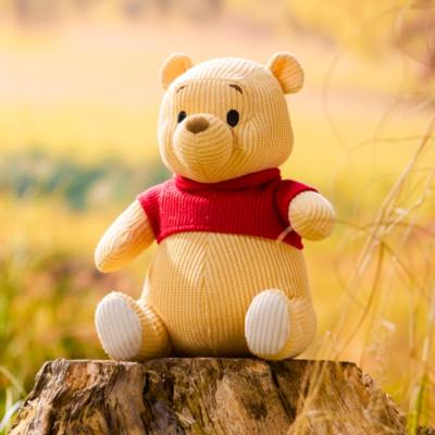Peluche Winnie l'Ourson en tricot de taille moyenne en &eacute;dition limit&eacute;e, 32&nbsp;cm