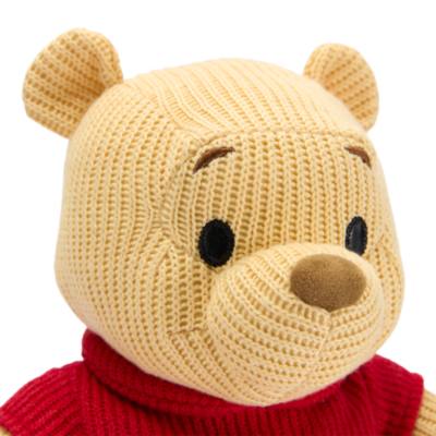 Peluche Winnie l'Ourson en tricot de taille moyenne en &eacute;dition limit&eacute;e, 32&nbsp;cm