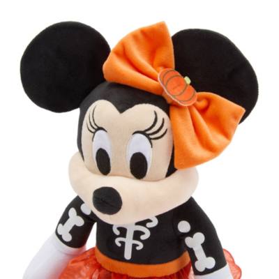 Peluche mediano Minnie Mouse esqueleto, Halloween (36&nbsp;cm)