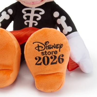 Peluche mediano Minnie Mouse esqueleto, Halloween (36&nbsp;cm)