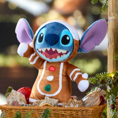 Stitch Medium Christmas Soft Toy, Lilo and Stitch - 32cm