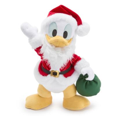 Santa Donald Duck Medium Soft Toy - 33cm