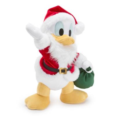 Santa Donald Duck Medium Soft Toy - 33cm