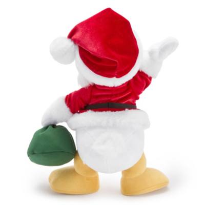 Santa Donald Duck Medium Soft Toy - 33cm