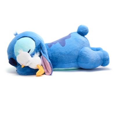 Disney Store Japan Stitch and Duckling Sleeping Giant Soft Toy, Lilo & Stitch