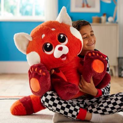 Panda Mei Big Feet Large Soft Toy, Turning Red - 58cm
