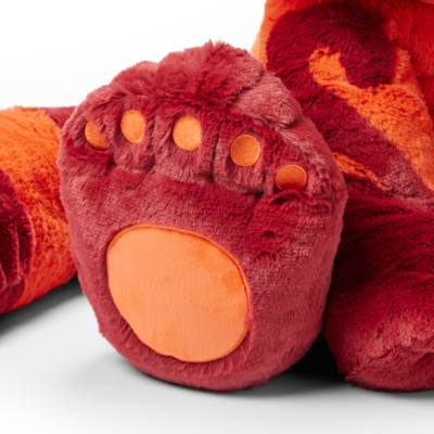 Panda Mei Big Feet Large Soft Toy, Turning Red - 58cm