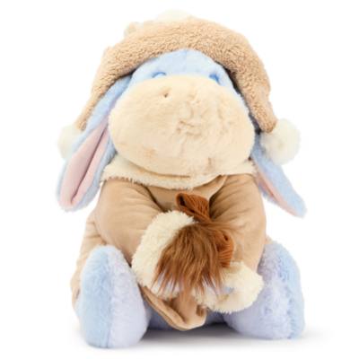 Peluche Bourriquet en tenue d'automne de taille moyenne, Winnie l'Ourson