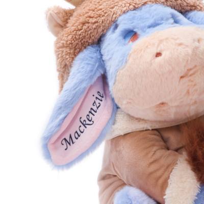 Peluche Bourriquet en tenue d'automne de taille moyenne, Winnie l'Ourson