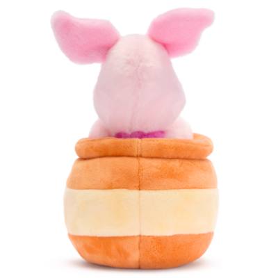 Peluche mediano Piglet, Winnie the Pooh en tarro miel, Disney Store Jap&oacute;n (25&nbsp;cm)