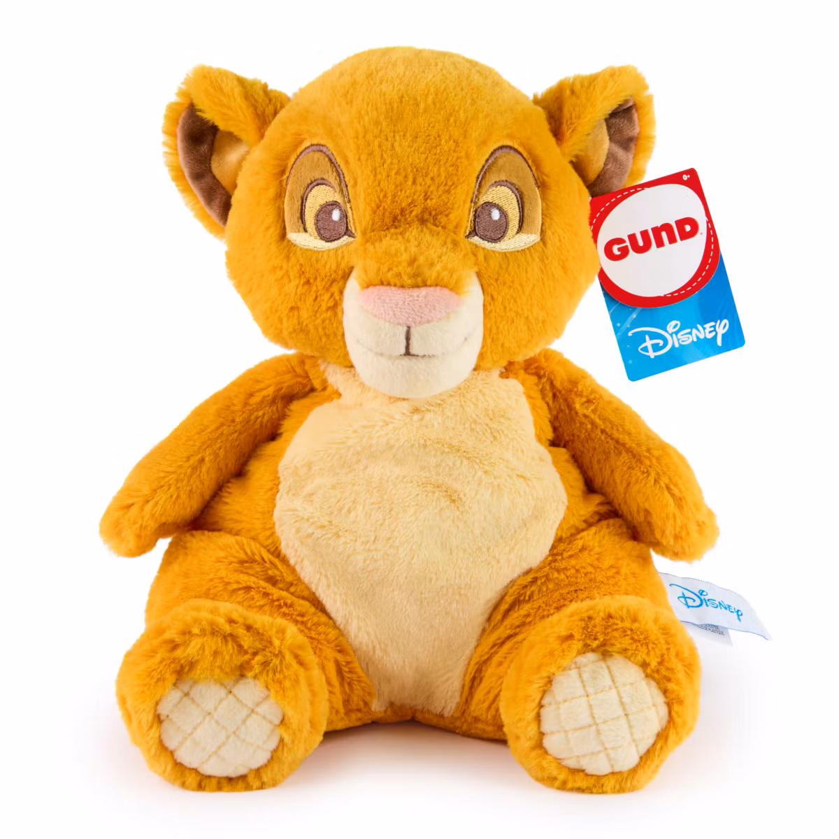 Spinmaster Disney GUND Oh So Snuggly Simba Soft Toy, The Lion King - 31.5cm